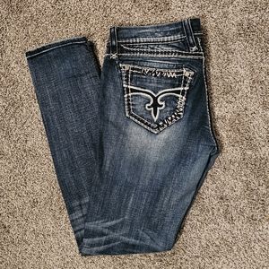 Womens Rock Revival Charlotte skinny jeans size 29